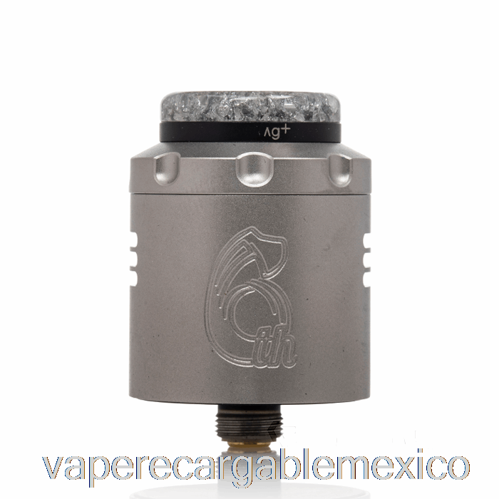 Vape Recargable Hellvape Dead Rabbit V3 24mm Rda [6.º Año] Plateado Negro